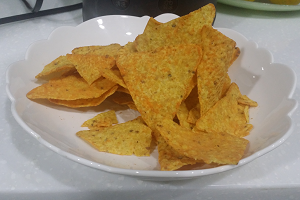 bowl of potato chips